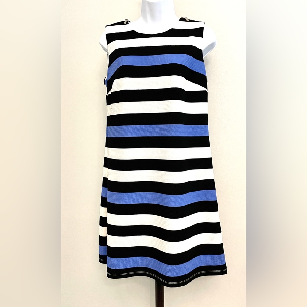 AB Studio Stripped Embellished Dress Size 8